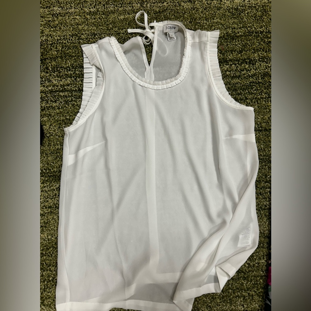 ‼️NWOT‼️Jcrew sheer blouse